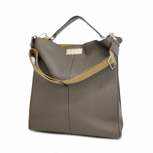 Fendi Peekaboo X Lite Leather Handbag