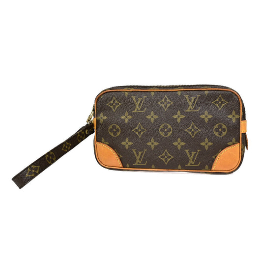 Louis Vuitton Marly Dragonne Canvas Clutch