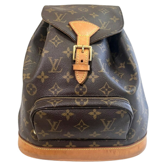 Louis Vuitton Montsouris Mm Canvas Backpack