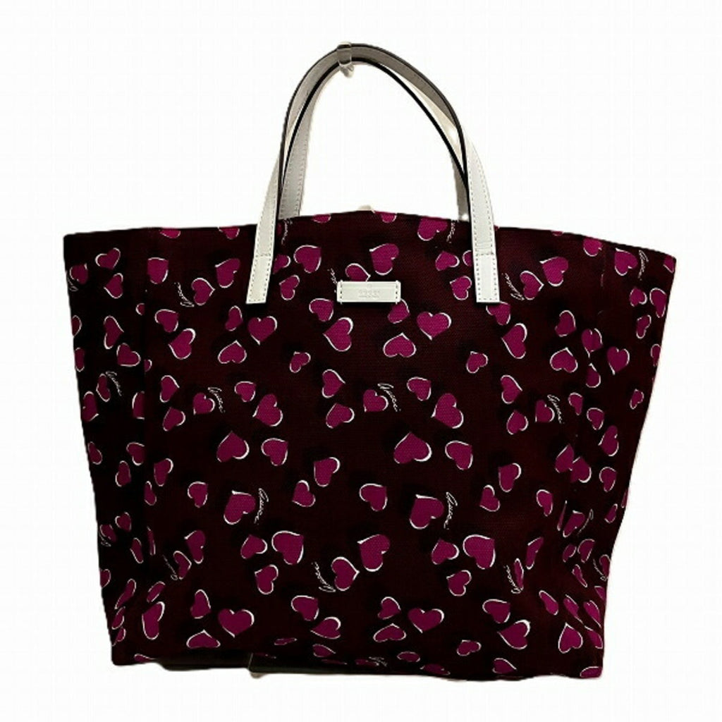 Gucci Heart Canvas Tote