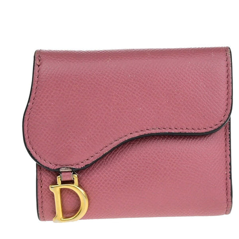 Dior Lotus Lady Dior Leather Wallet