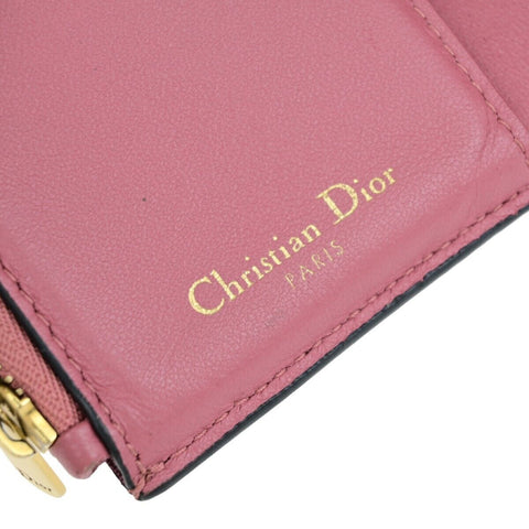 Dior Lotus Lady Dior Leather Wallet