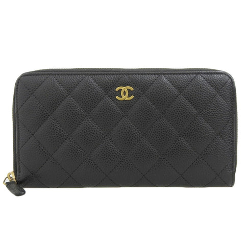 Chanel Coco Mark Leather Wallet