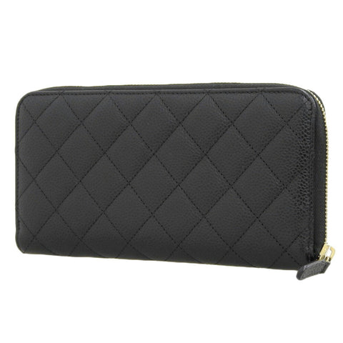 Chanel Coco Mark Leather Wallet