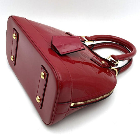 Louis Vuitton Alma Bb Patent Leather Handbag