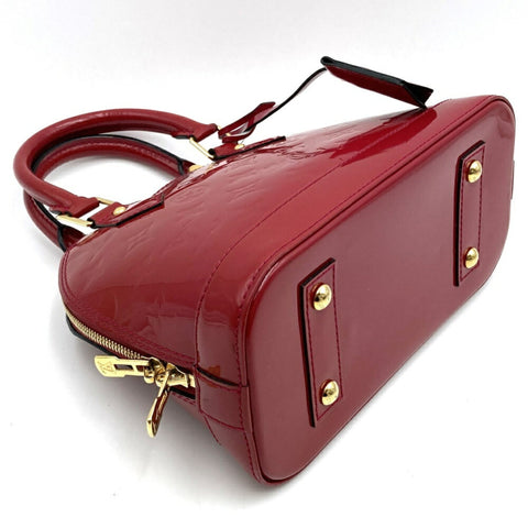 Louis Vuitton Alma Bb Patent Leather Handbag