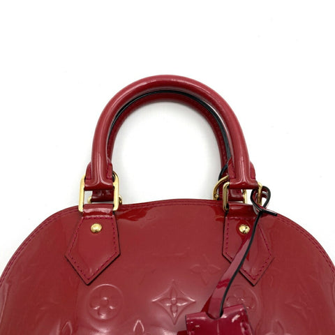 Louis Vuitton Alma Bb Patent Leather Handbag