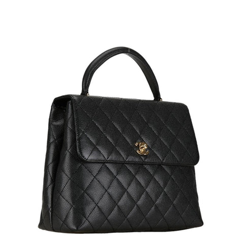 Chanel Coco Handle Leather Handbag