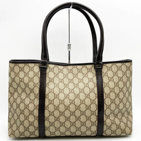 Gucci Gg Pattern Canvas Tote