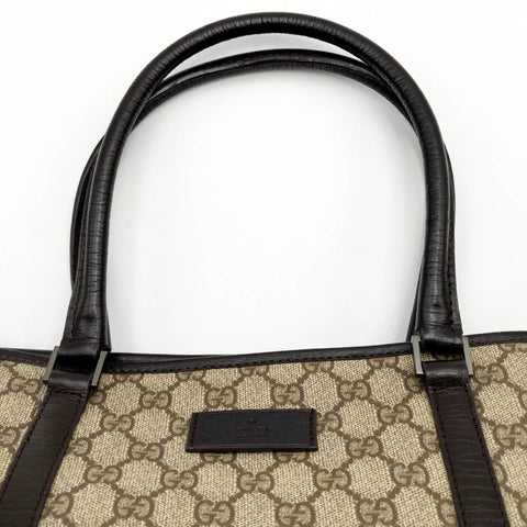 Gucci Gg Pattern Canvas Tote