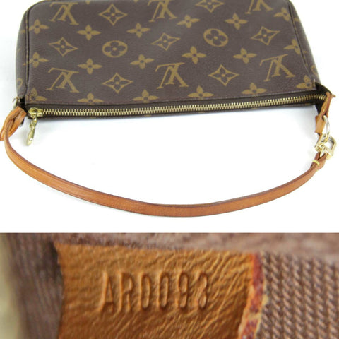 Louis Vuitton Pochette Accessoire Canvas Clutch