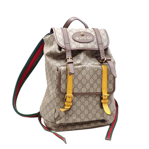 Gucci Vintage Canvas Backpack