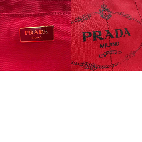 Prada Canapa Canvas Tote