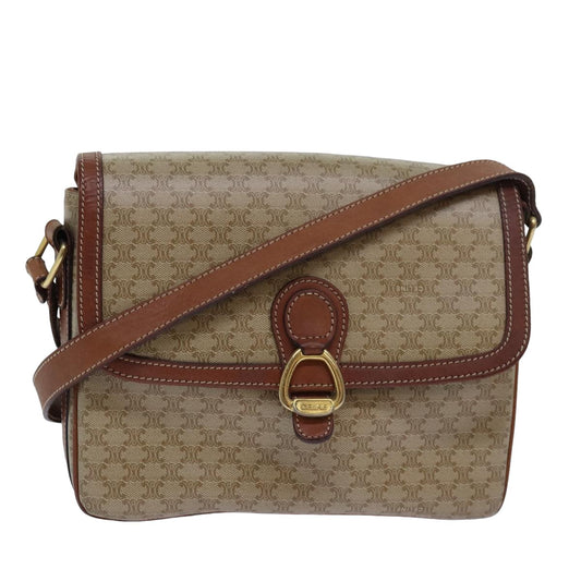 Céline Macadam Canvas Shoulder Bag