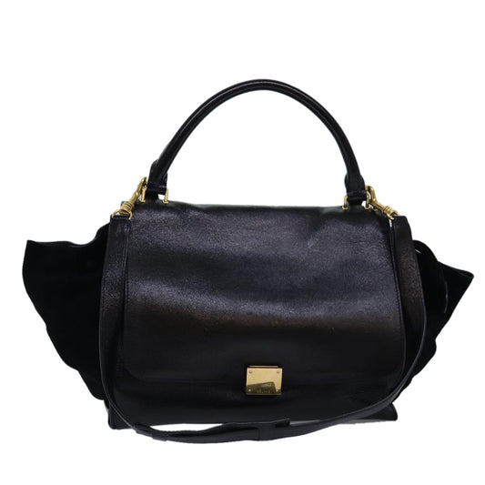 Céline Trapèze Leather Handbag