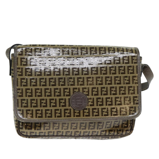 Fendi Zucchino Canvas Shoulder Bag