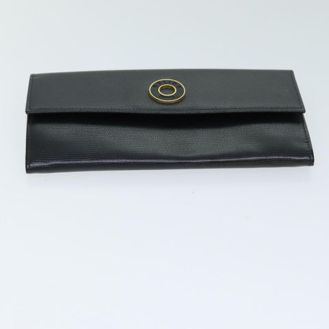 Céline Logo Du Cercle Leather Wallet