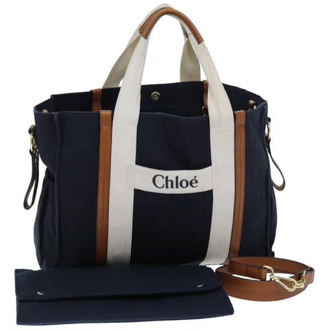 Chloé Woody Canvas Tote