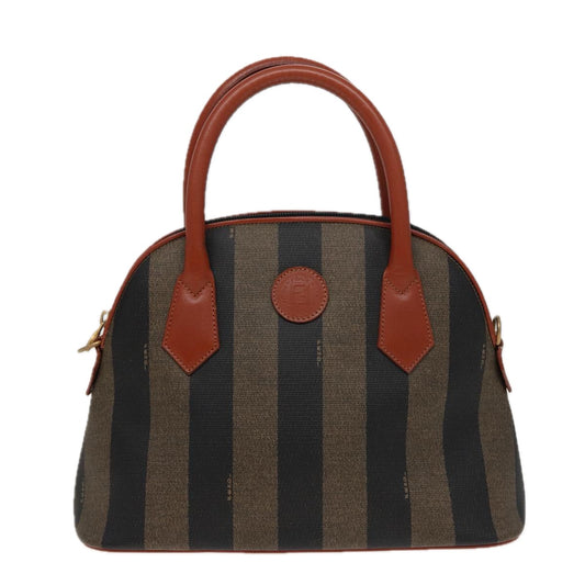 Fendi Pecan Canvas Handbag