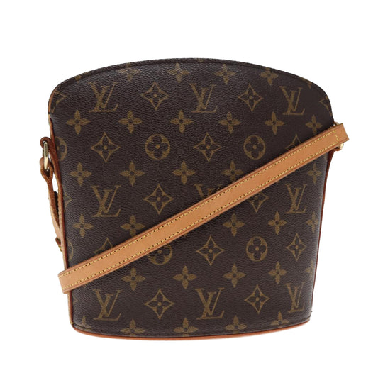 Louis Vuitton Drouot Canvas Shoulder Bag