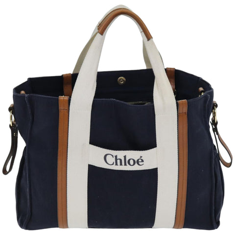 Chloé Woody Canvas Tote