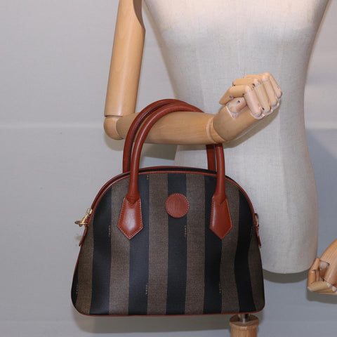 Fendi Pecan Canvas Handbag