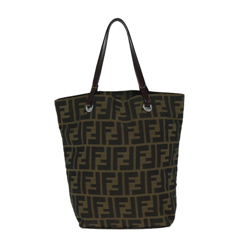 Fendi Zucca Canvas Handbag