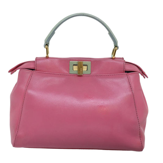 Fendi Peekaboo Leather Handbag