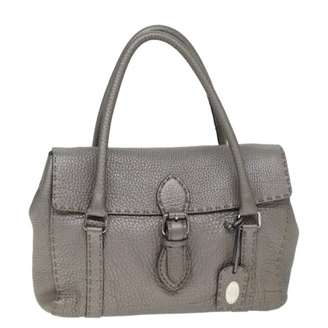 Fendi Selleria Leather Handbag