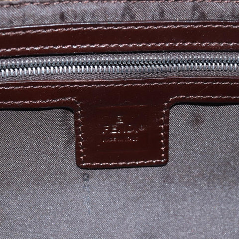 Fendi Zucca Canvas Shoulder Bag