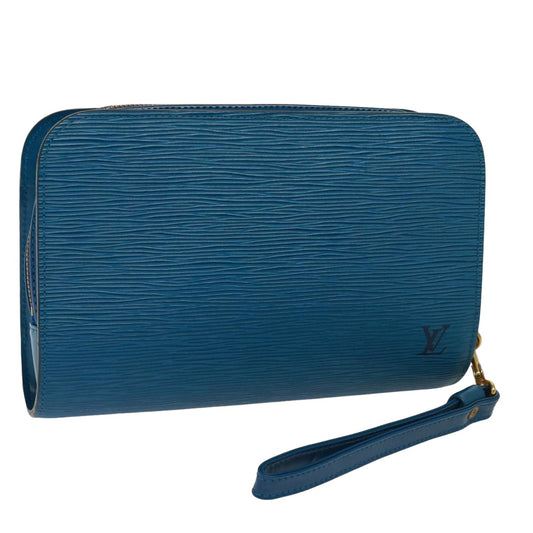 Louis Vuitton Pochette Leather Clutch