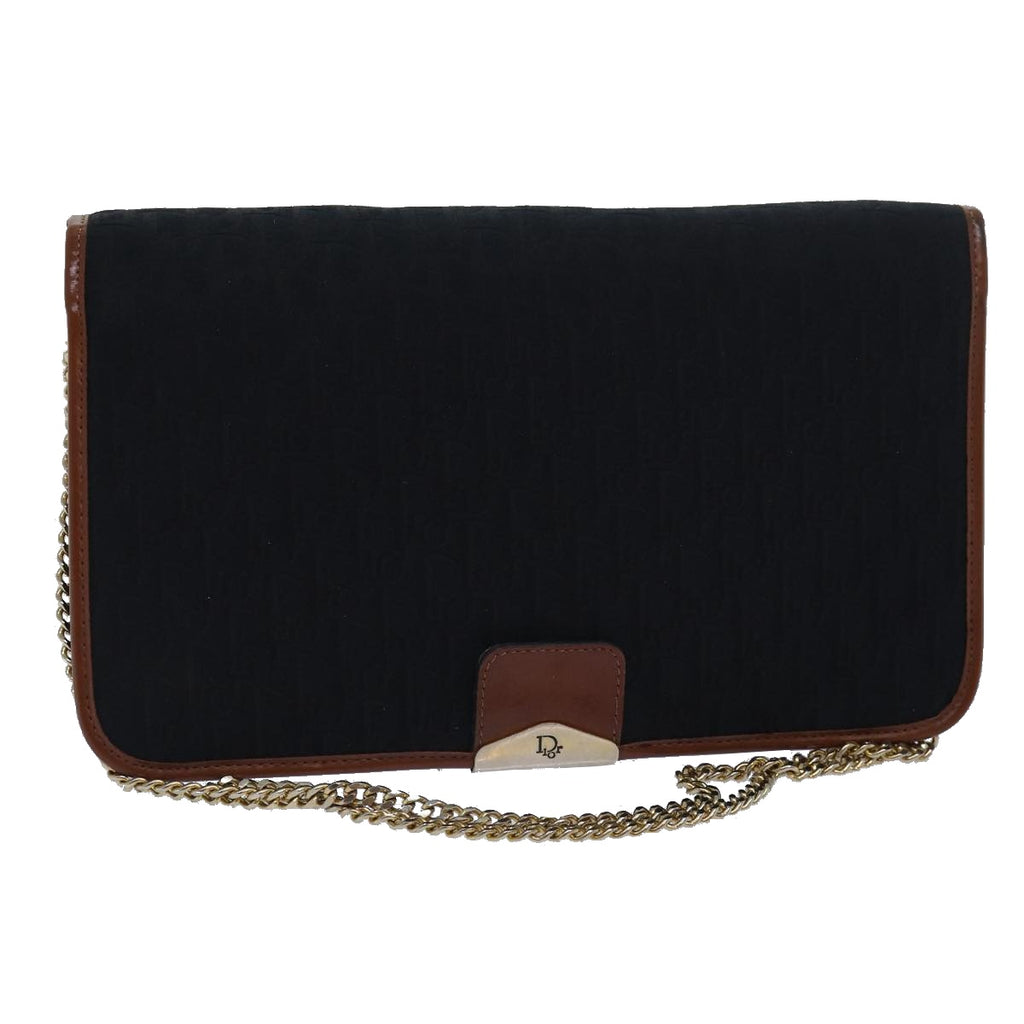 Dior Trotter Chain Canvas Shoulder Bag