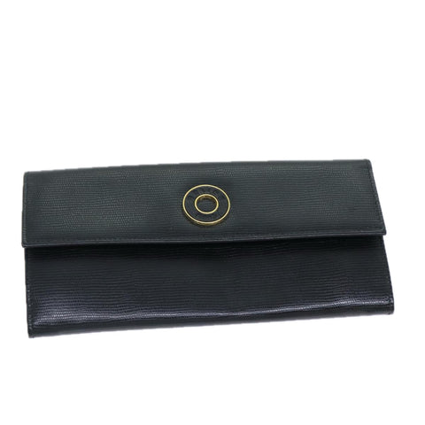 Céline Logo Du Cercle Leather Wallet