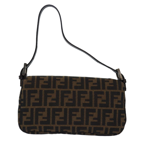 Fendi Zucca Canvas Shoulder Bag