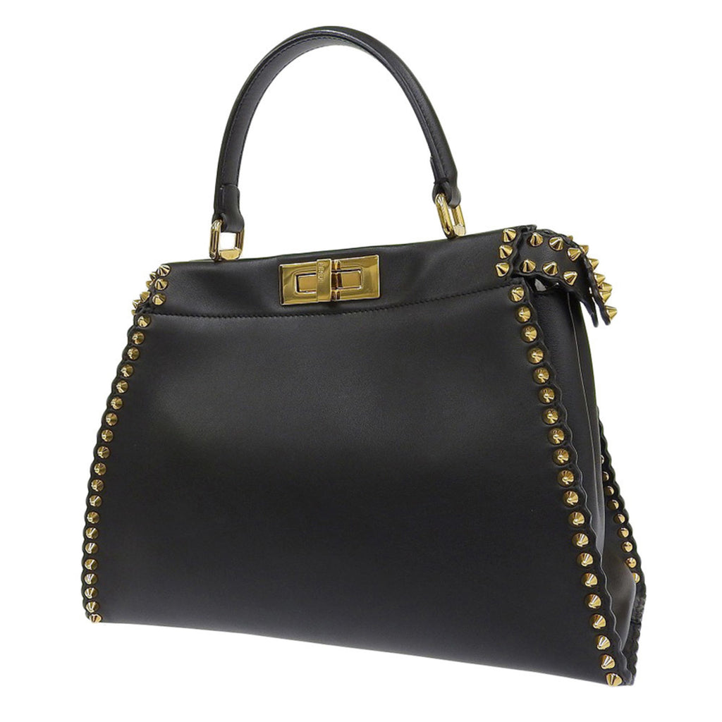 Fendi Peekaboo Leather Handbag