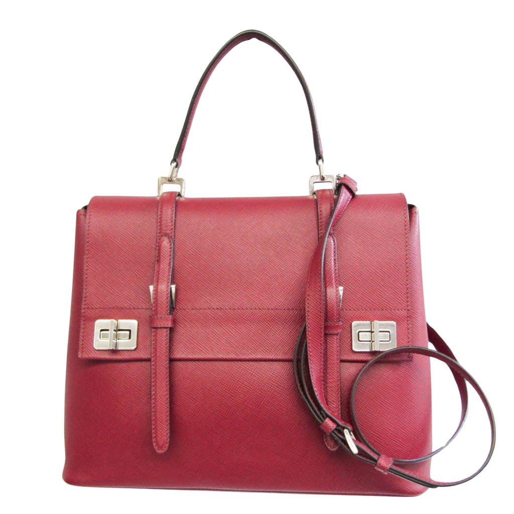 Prada City Calf Leather Handbag