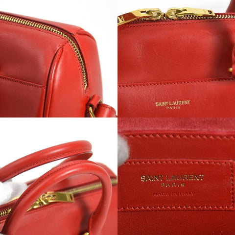 Saint Laurent Baby Duffle Leather Handbag