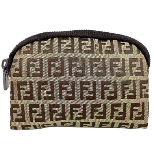 Fendi Zucchino Canvas Clutch