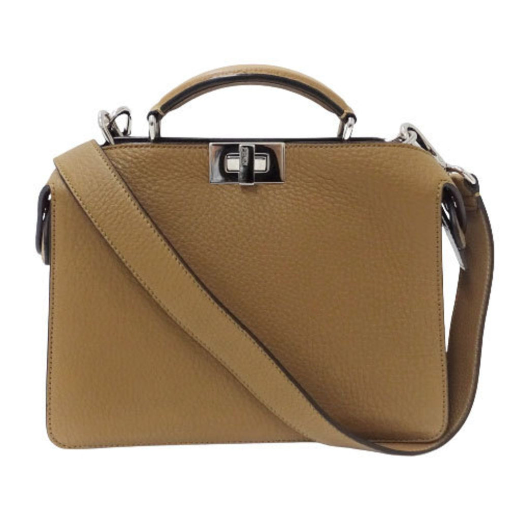 Fendi Peekaboo Leather Handbag