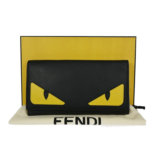 Fendi Bag Bugs Leather Wallet