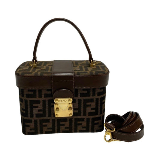 Fendi Zucca Canvas Handbag