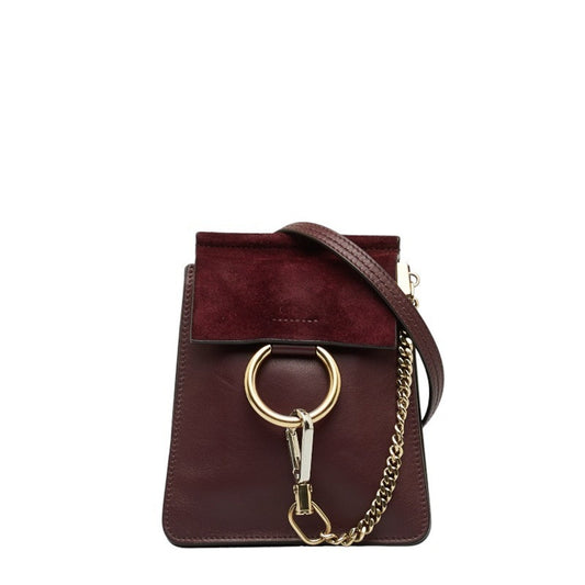 Chloé Faye Leather Shoulder Bag