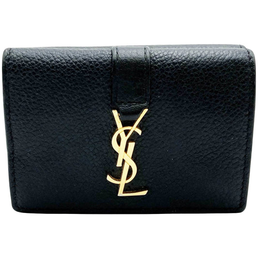 Saint Laurent Cassandra Leather Wallet