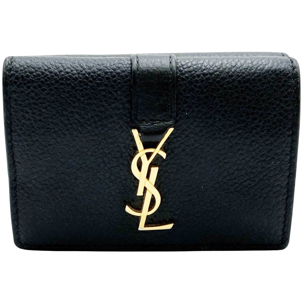 Saint Laurent Cassandra Leather Wallet