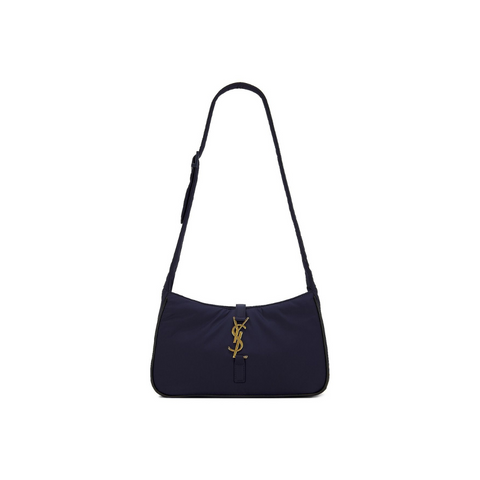 Saint Laurent 5a7 Crossbody Bag in Navy & Black